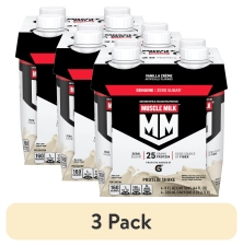 Muscle Milk Genuine Protein Shake Vanilla Creme 11 fl oz Carton 4 Pk 3 Pack