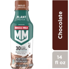 Muscle Milk Plant Based Chocolate Protein Shake 14 fl oz Bottle 30g Protein
