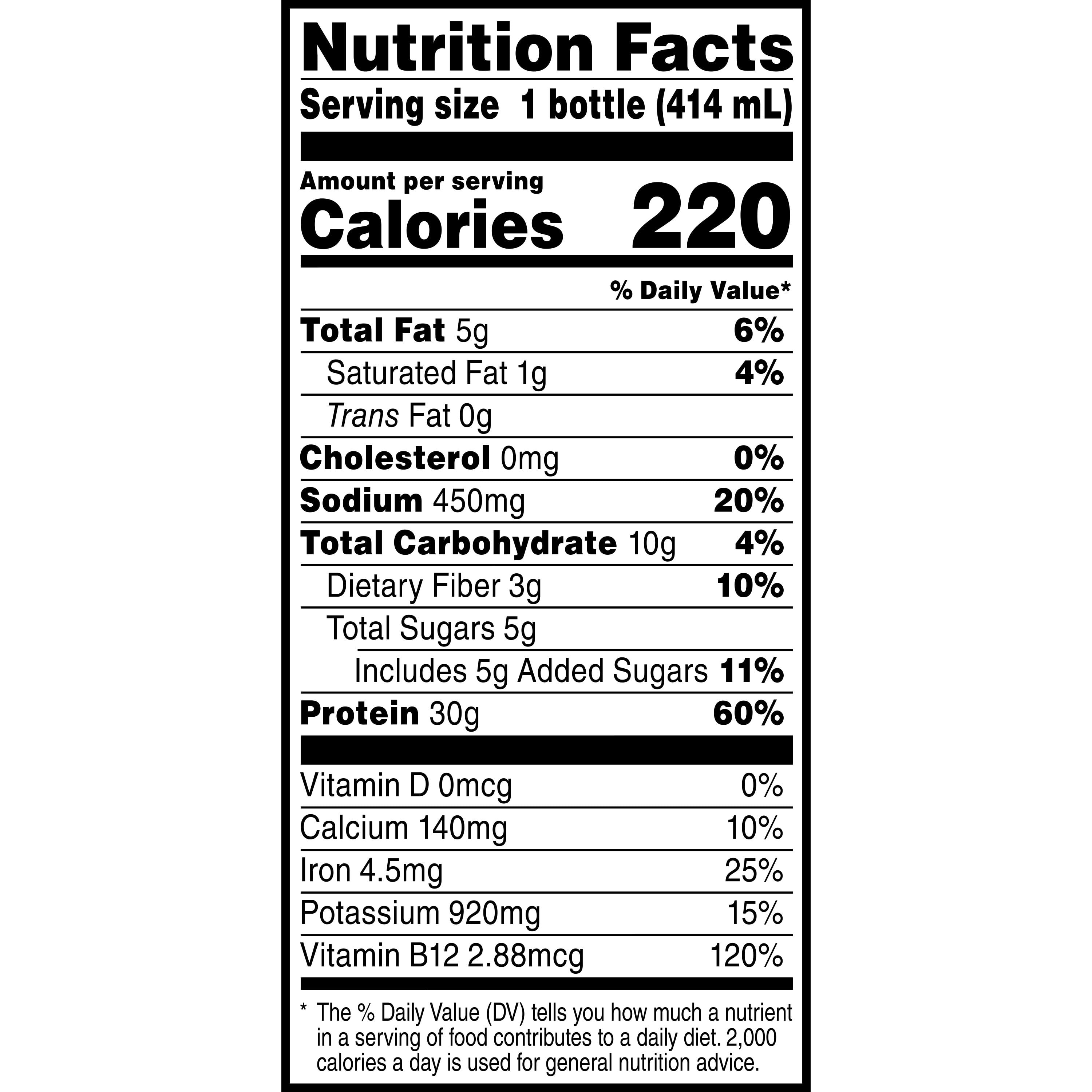 Muscle Milk Plant Based Chocolate Protein Shake 14 fl oz Bottle 30g Protein
