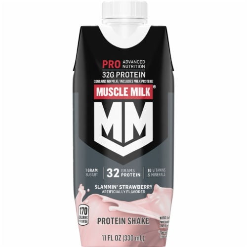 Muscle Milk Pro Series Non-Dairy Slammin' Strawberry Protein Shake 2-Pack