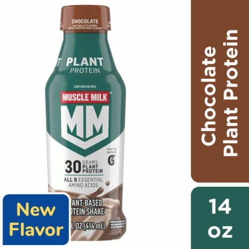 Muscle Milk Plant Based Protein Shake Chocolate