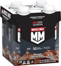 Muscle Milk Pro Series Protein Shake Knockout Chocolate 4 Pack