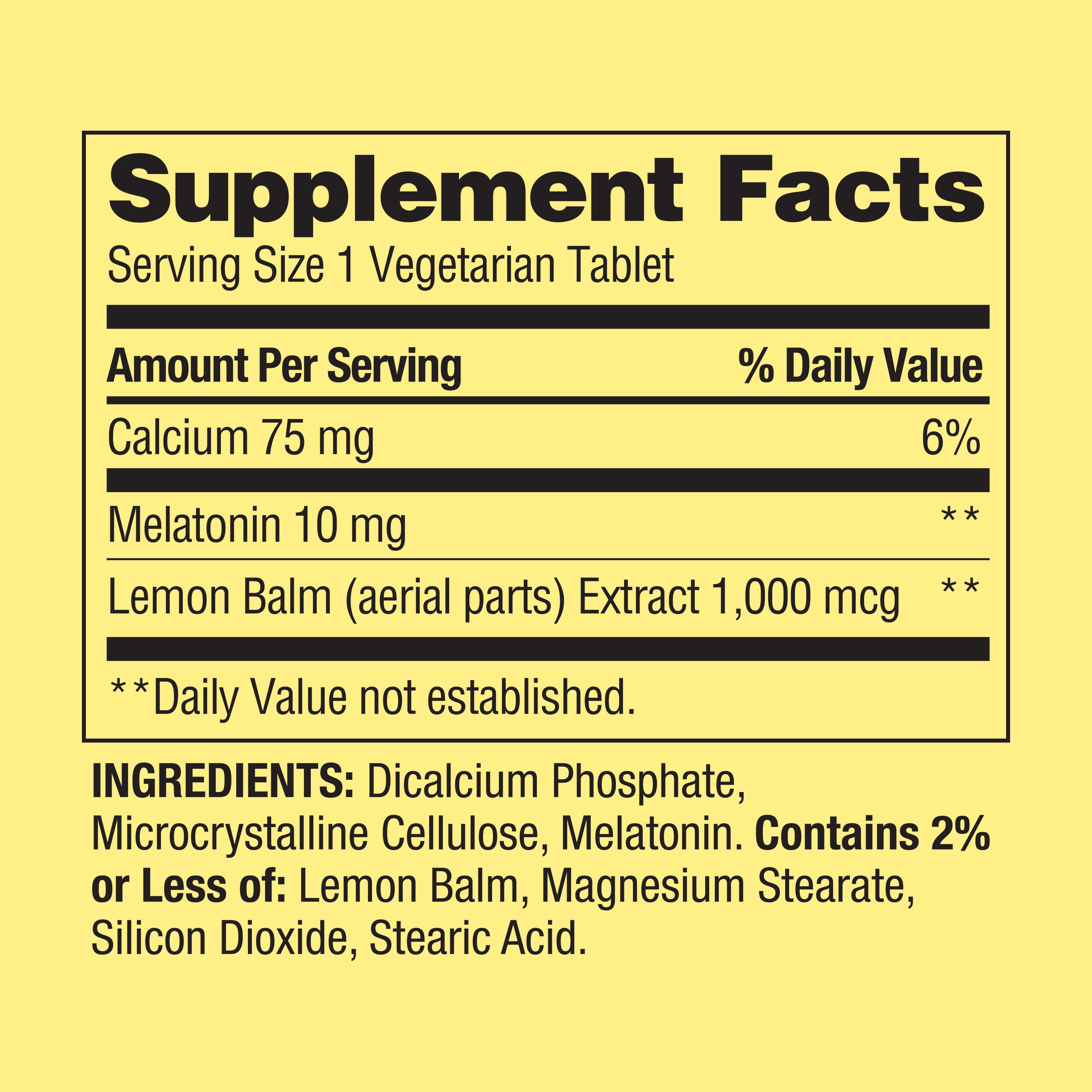 Spring Valley Extra Strength Melatonin 10mg 240 Count Dietary Supplement Value Size