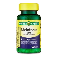 Spring Valley Melatonin 5mg 120 Count Dietary Supplement for Sleep Support