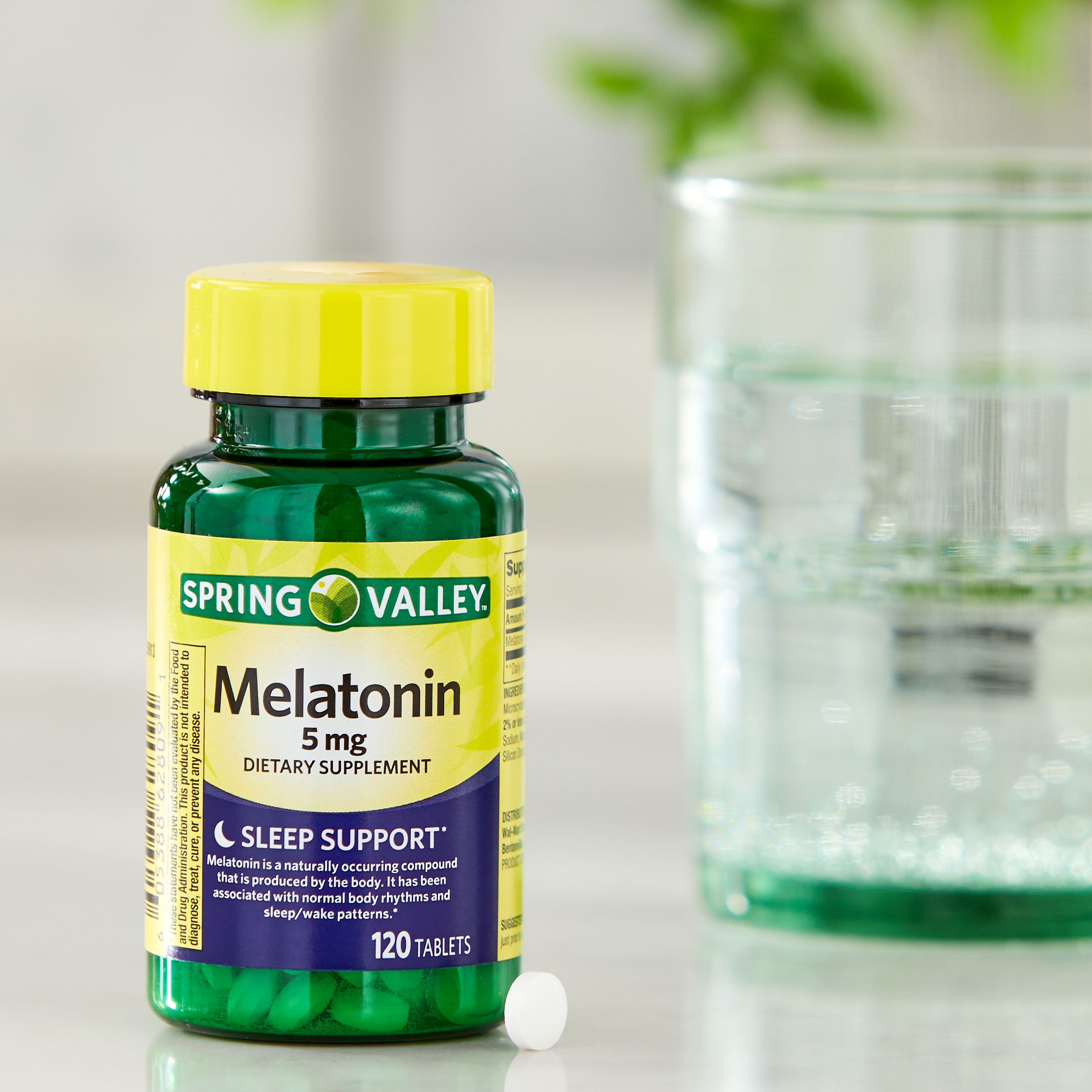 Spring Valley Melatonin 5mg 120 Count Dietary Supplement for Sleep Support