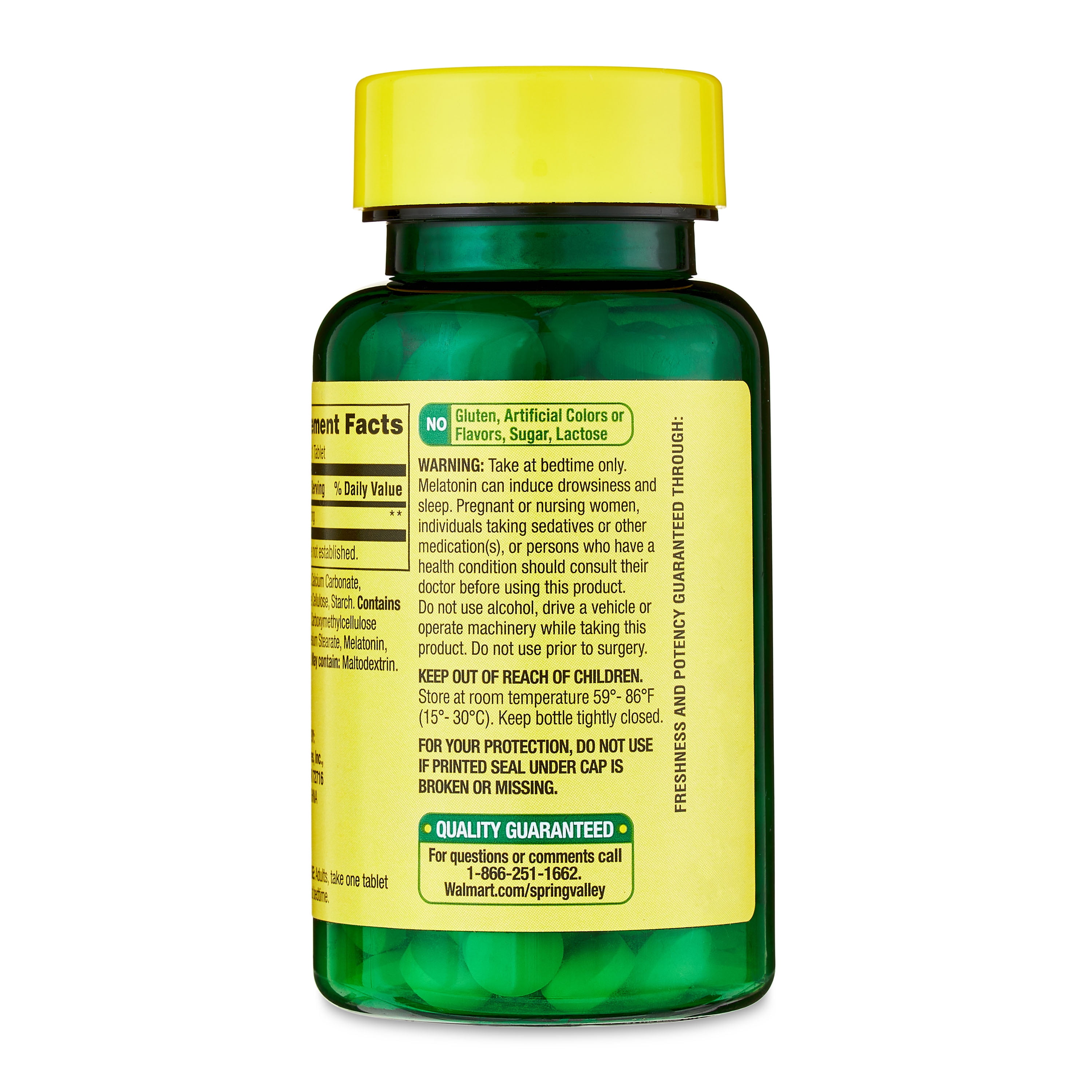 Spring Valley Melatonin 5mg 120 Count Dietary Supplement for Sleep Support
