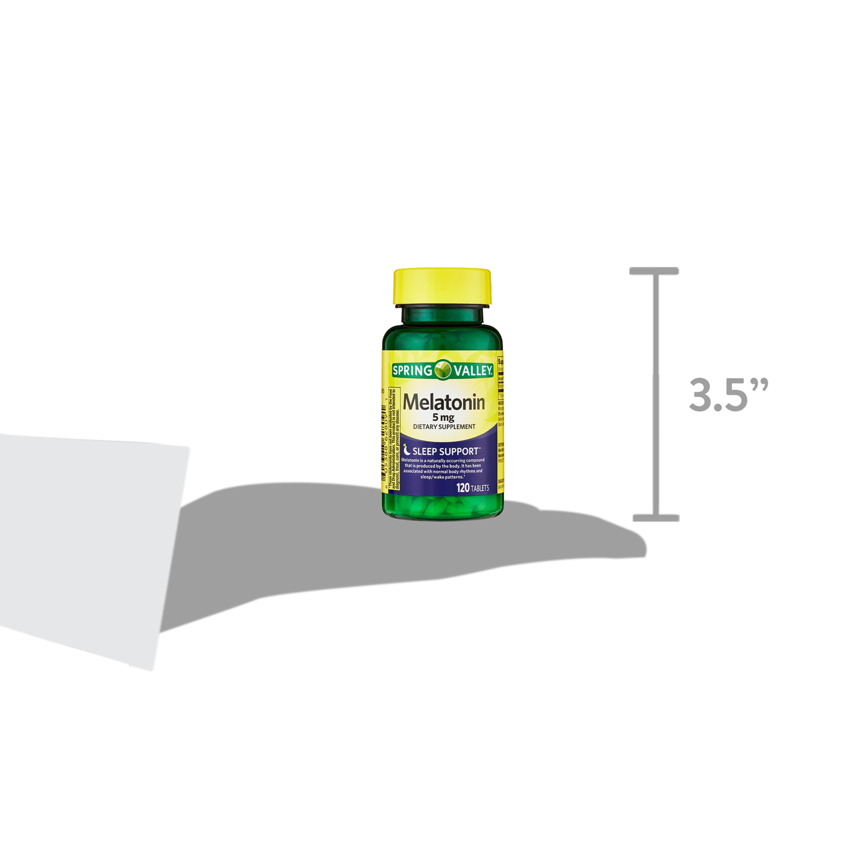 Spring Valley Melatonin 5mg 120 Count Dietary Supplement for Sleep Support