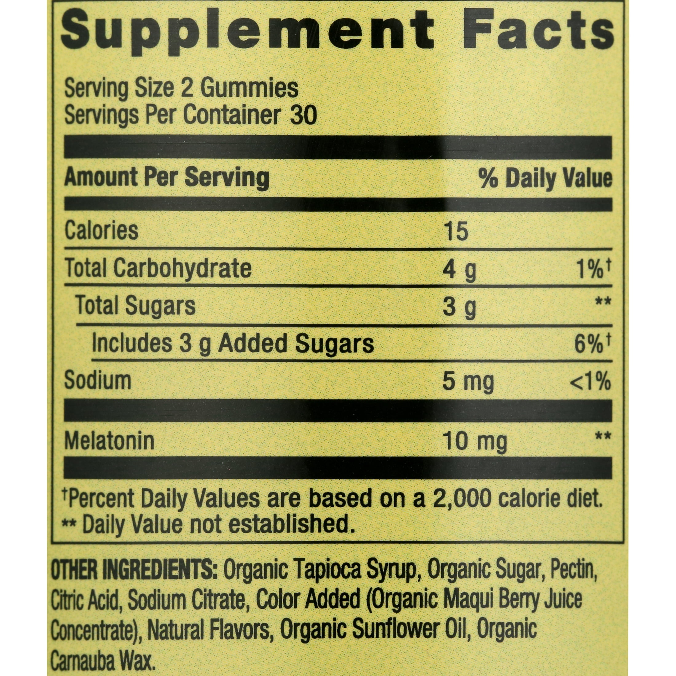 Spring Valley Non GMO Blueberry Melatonin Gummies 10mg 60 Count