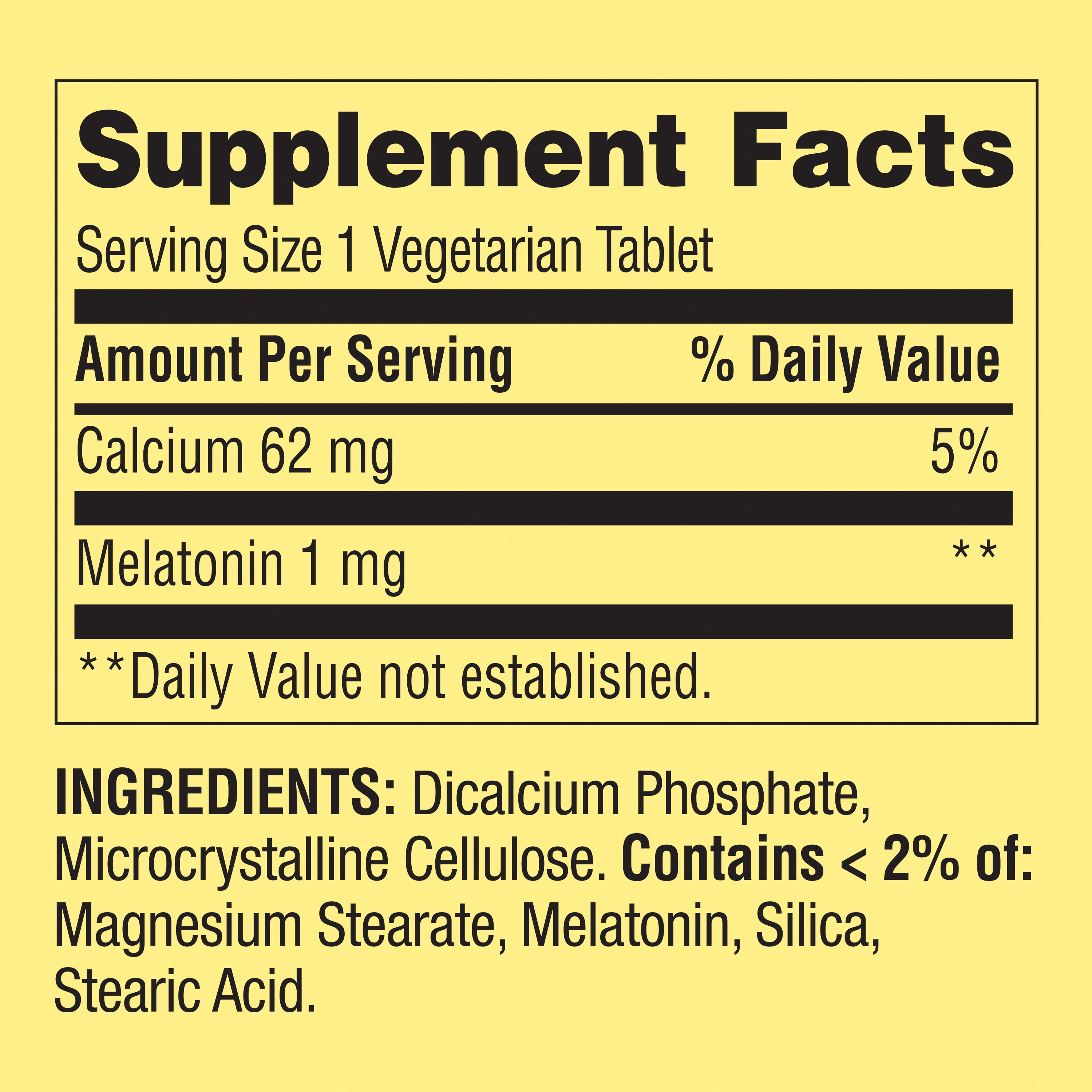 Spring Valley Melatonin 1mg 120 Count Dietary Supplement for Better Sleep