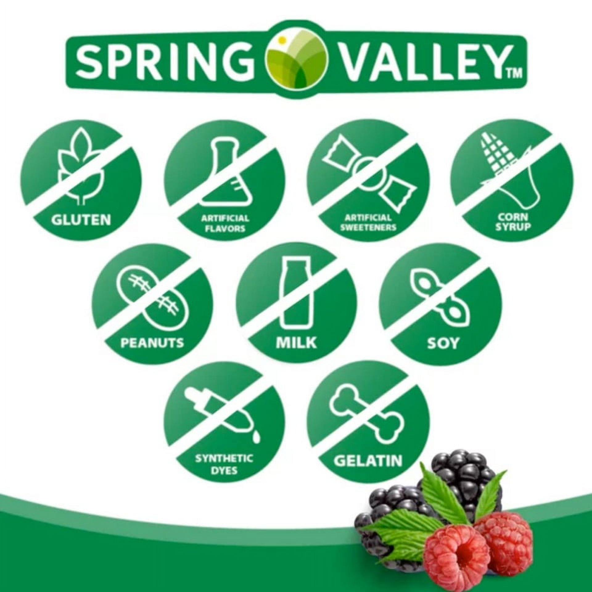 Spring Valley Kids Melatonin 1mg Vegetarian Jelly Beans Supplement 60 Count