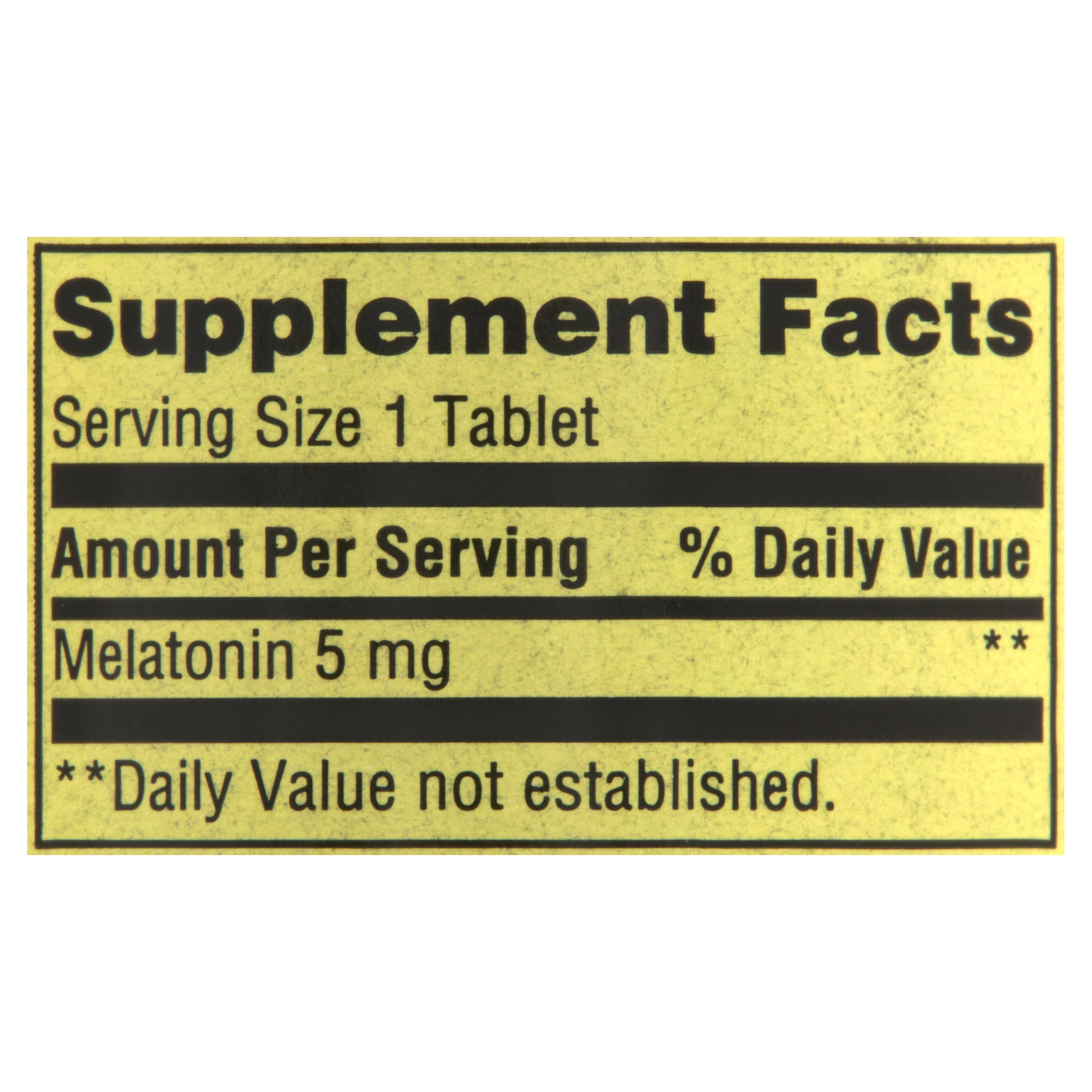Spring Valley Melatonin Dietary Supplement Twin Pack 5mg 120 Count 2 Pack for Better Sleep