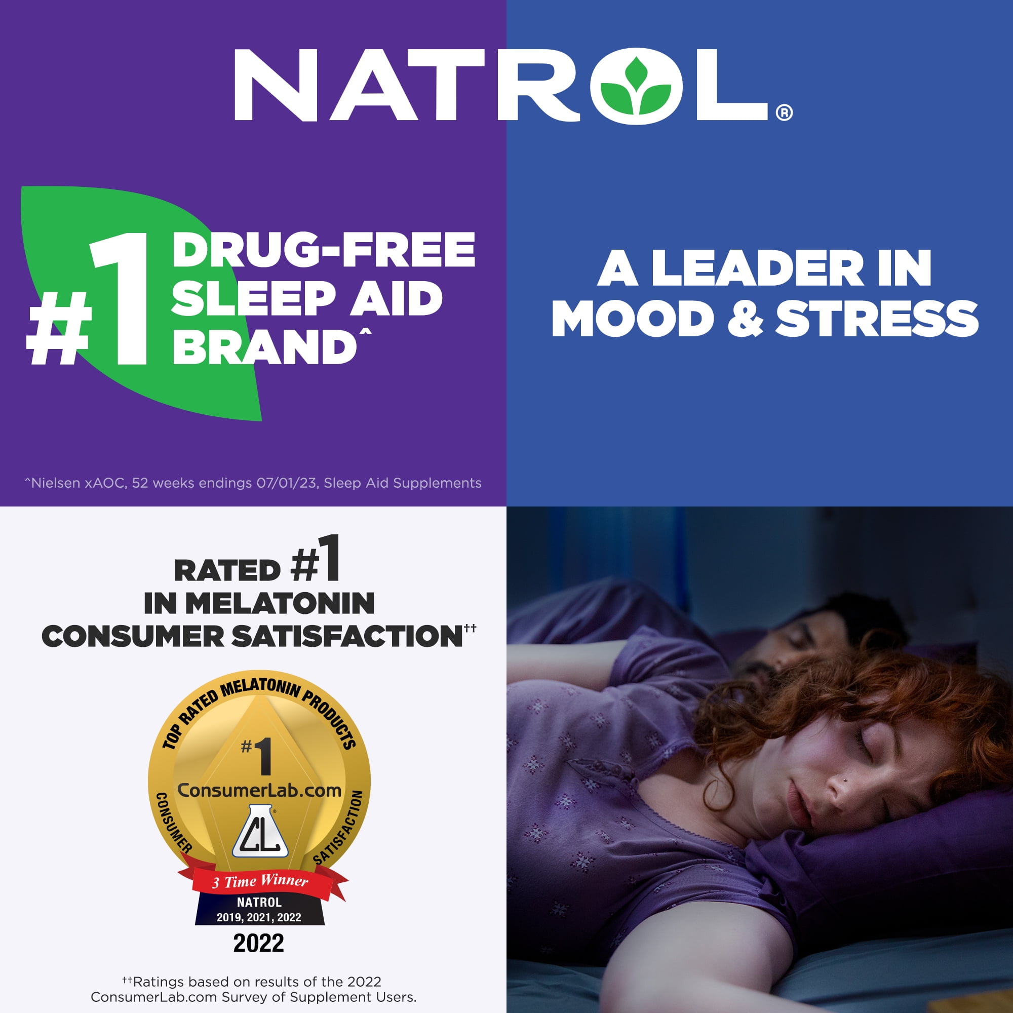 Natrol Melatonin Gummies Sleep Support Adults Strawberry Flavor 5mg 90 Count