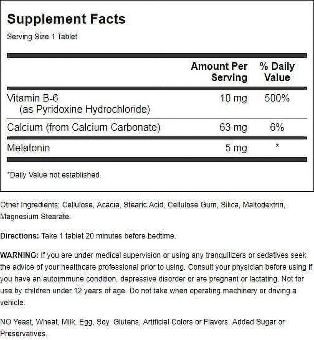 Natrol Melatonin 5mg Tablets 60 Count