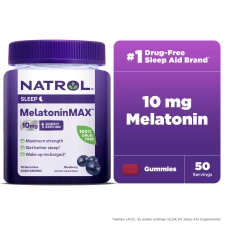 Natrol MelatoninMax Sleep Gummy Blueberry Flavor 10mg 50 Count