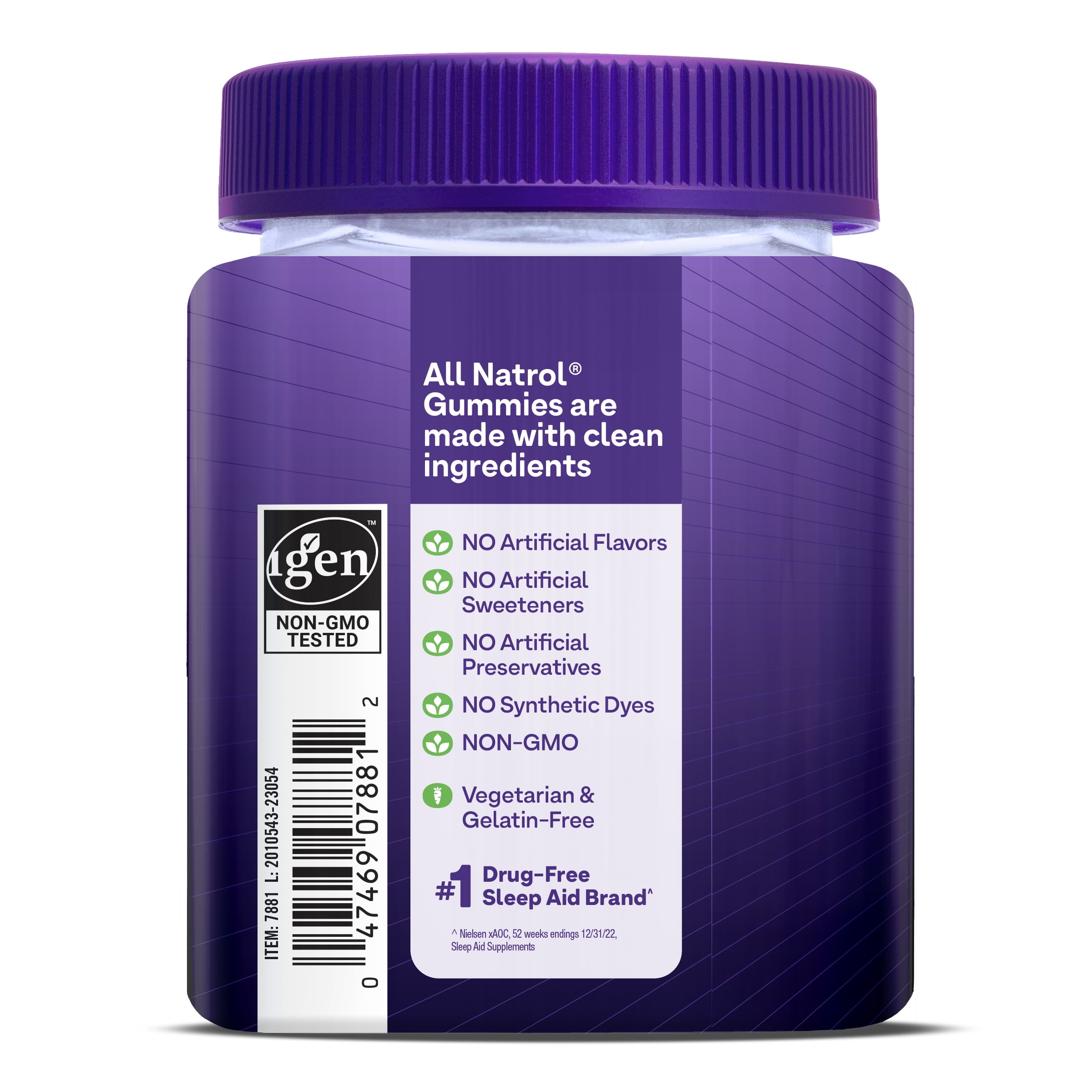 Natrol MelatoninMax Sleep Gummy Blueberry Flavor 10mg 50 Count