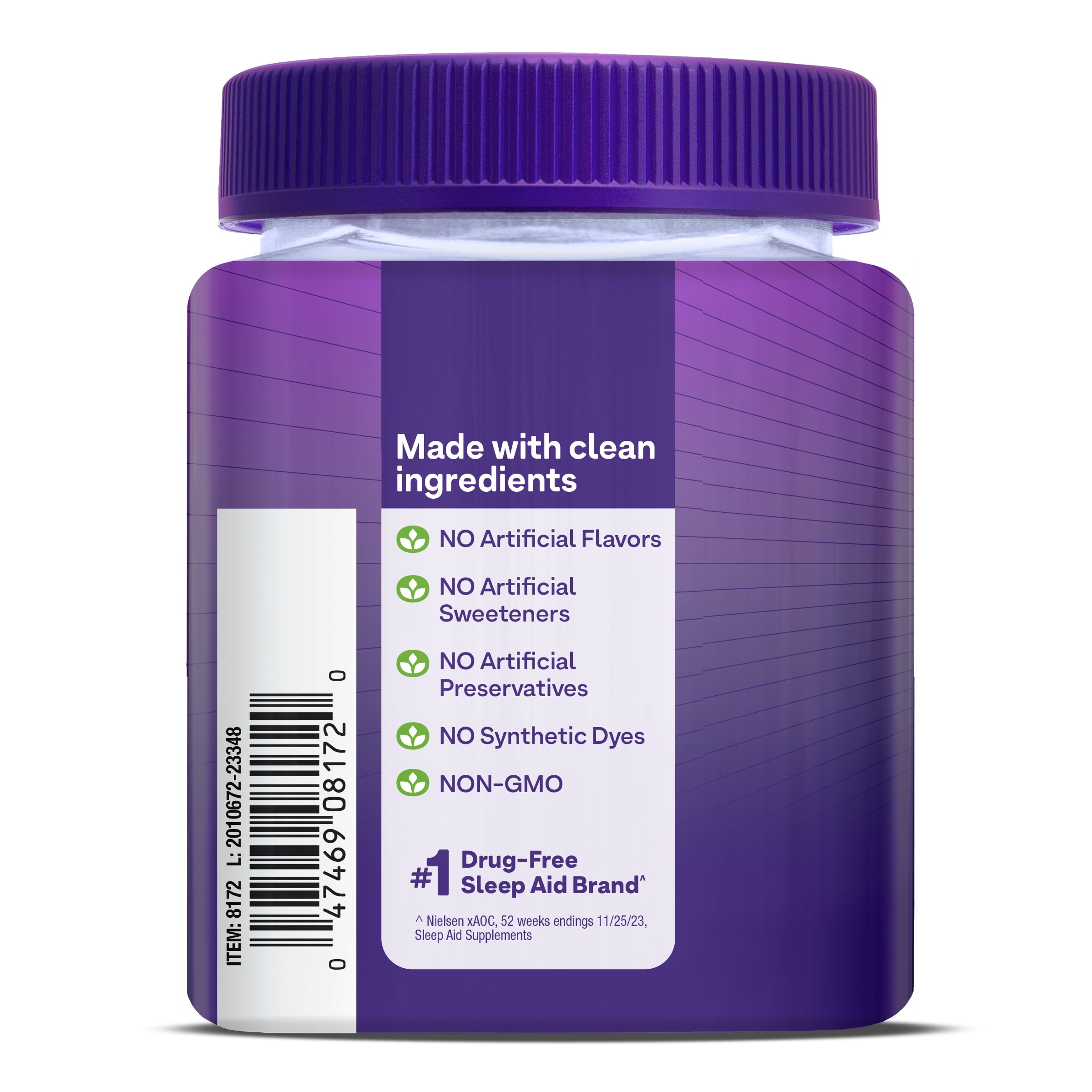 Natrol Time Release Melatonin 10mg Adult Sleep Gummies Strawberry Flavored 35 Servings