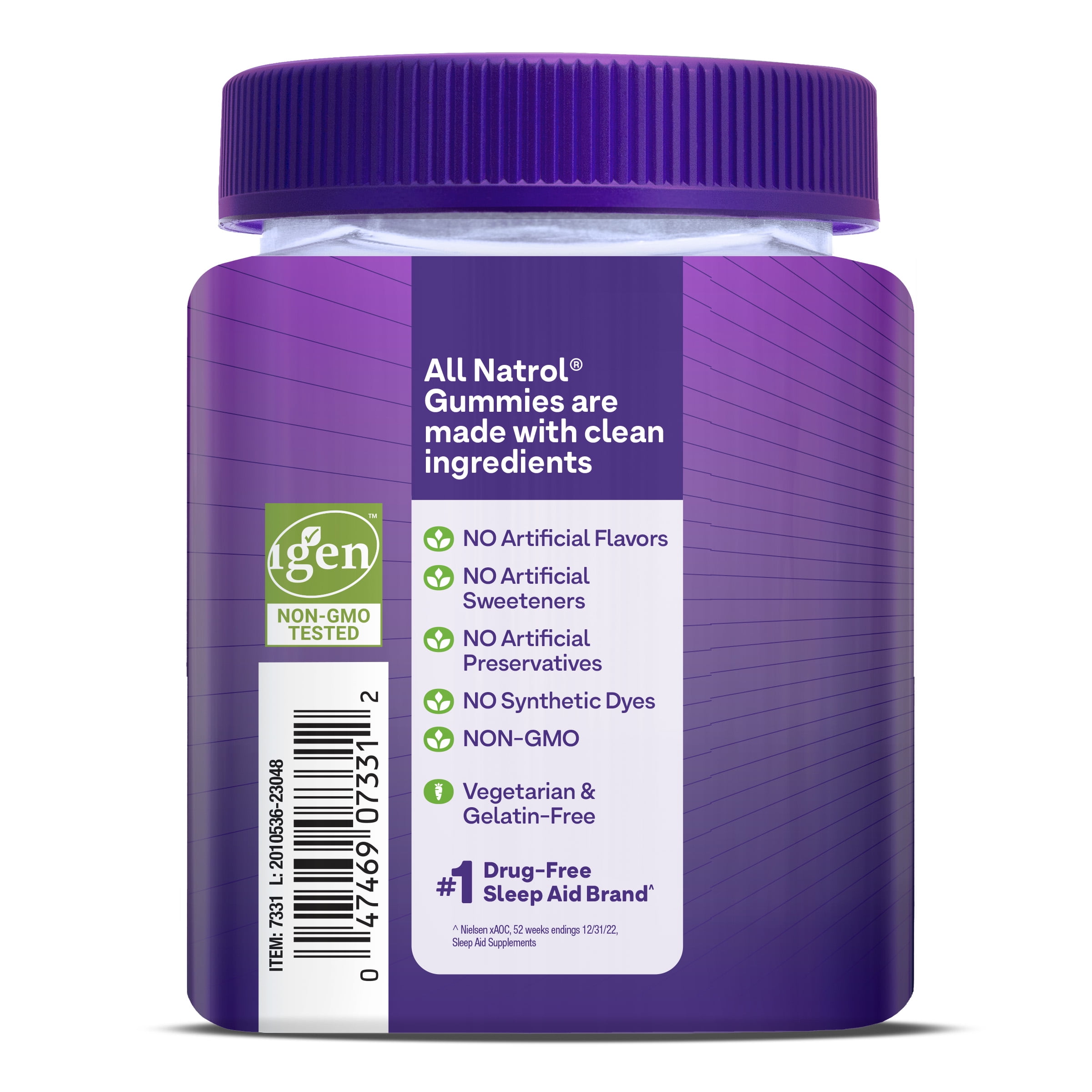 Natrol Melatonin Gummies Sleep Support Adults Strawberry Flavor 10mg 90 Count