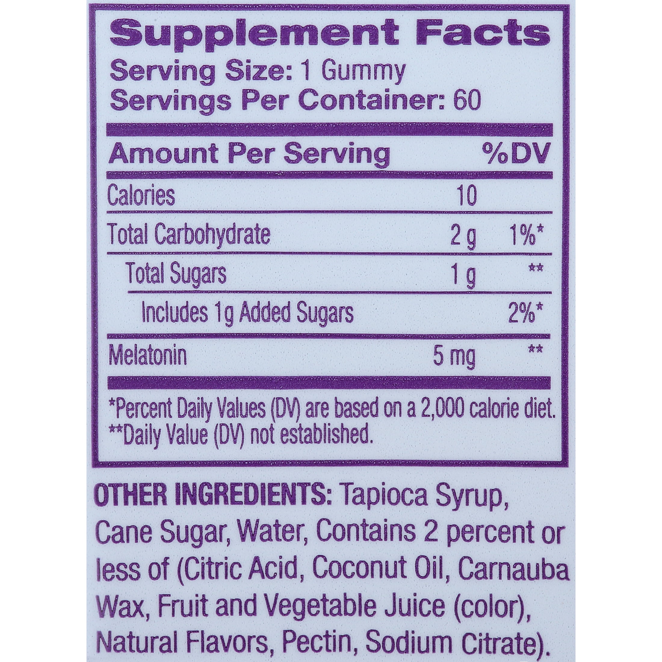 Natrol 5mg Melatonin Gummies Sleep Support for Adults 60 Strawberry Flavored Gummies 30 Servings