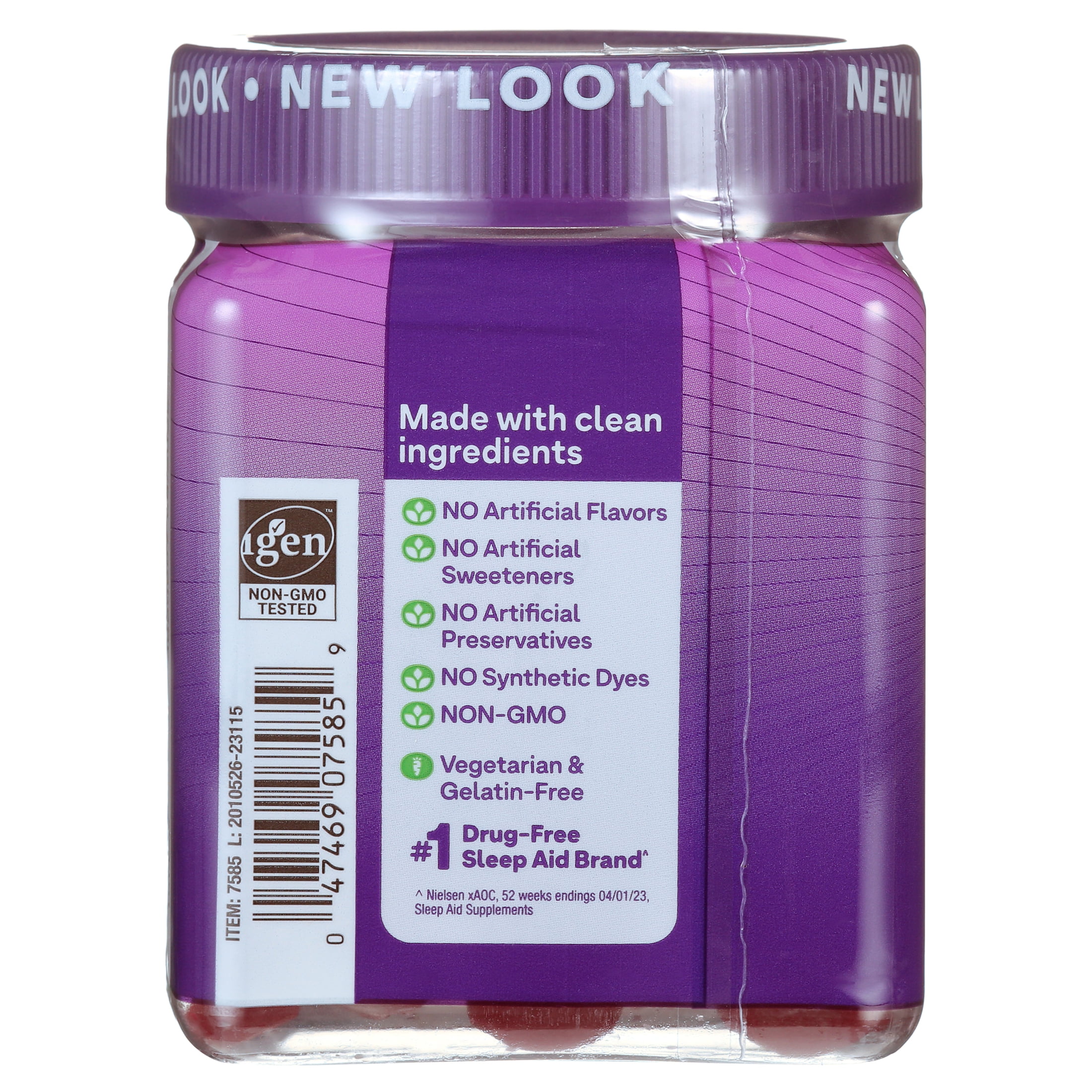 Natrol 5mg Melatonin Gummies Sleep Support for Adults 60 Strawberry Flavored Gummies 30 Servings