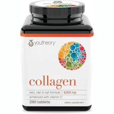 Youtheory Collagen Hair Skin Nail Formula 6000 Mg 290 Tablets