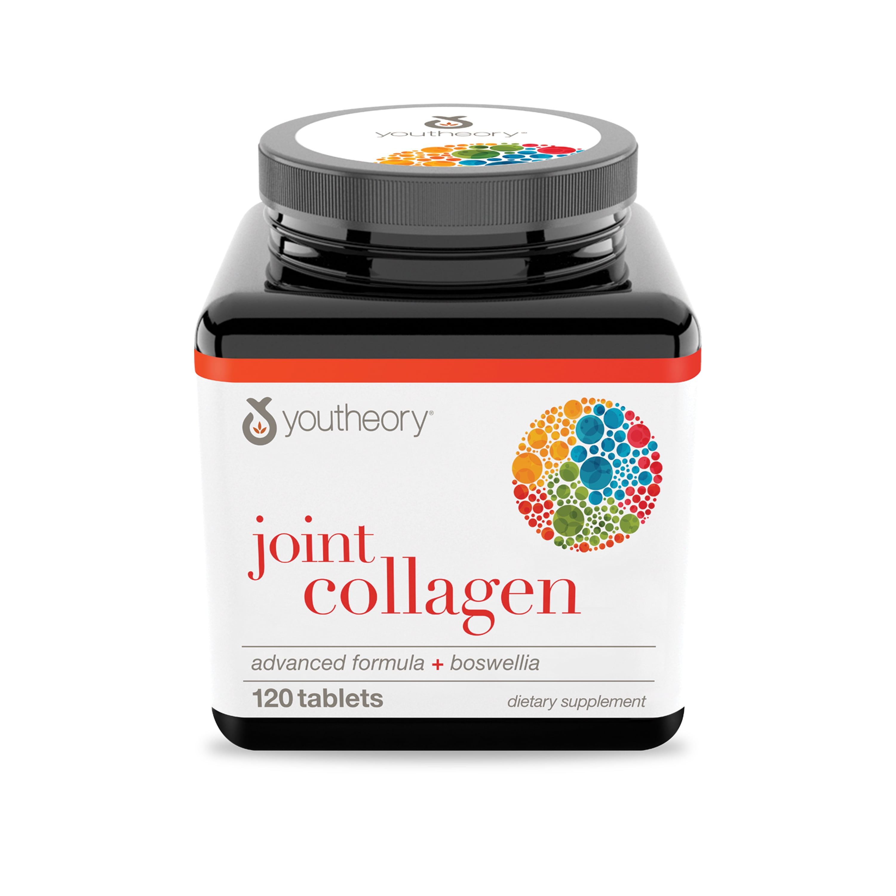 Youtheory Joint Collagen Advanced Formula with Boswellia 120 Tablets for Joints Health