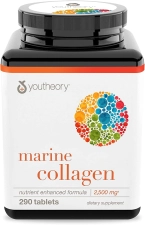 Youtheory Marine Collagen 500mg 290 Tablets Pack of 1