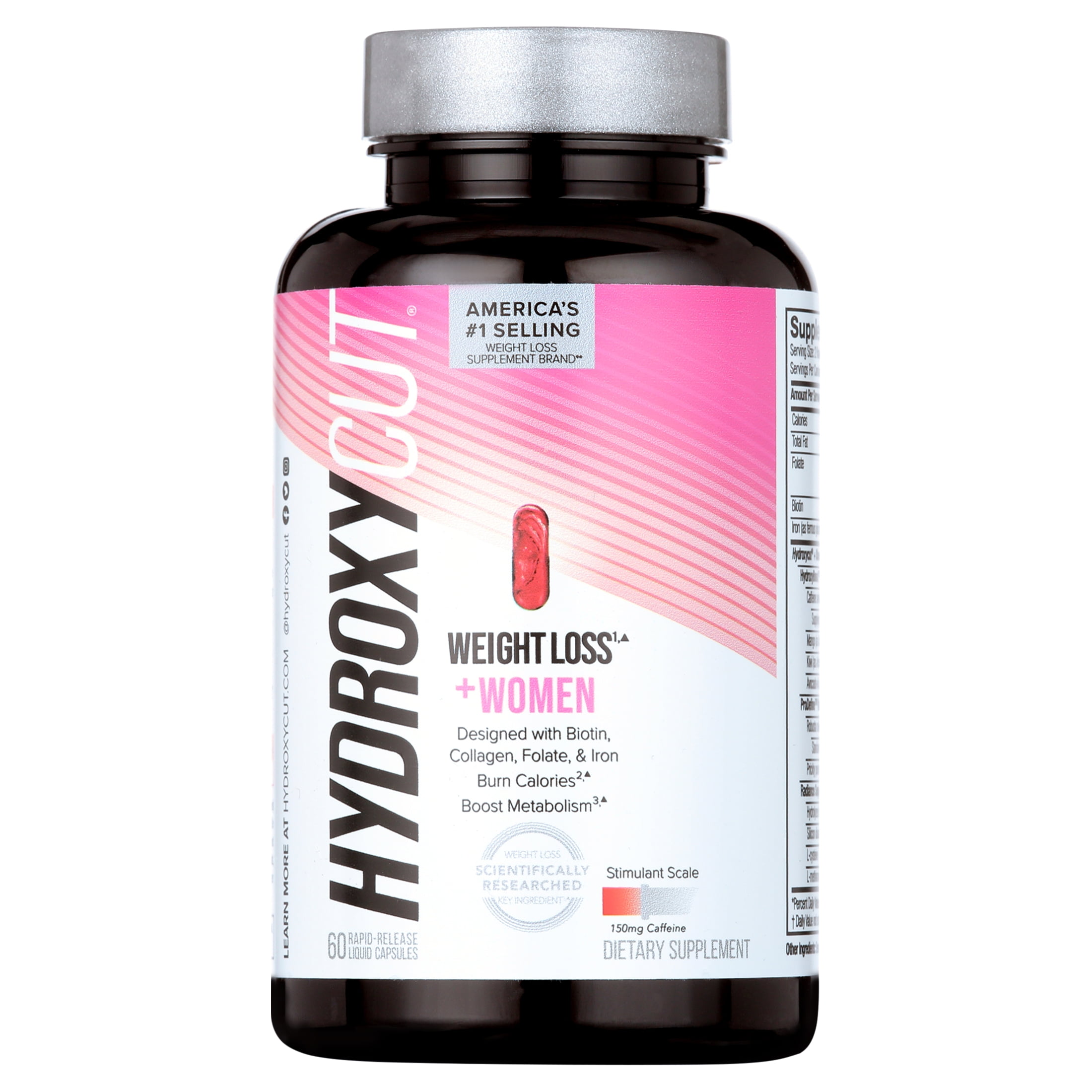 Hydroxycut Max Women Weight Loss Supplement Capsules 60 count