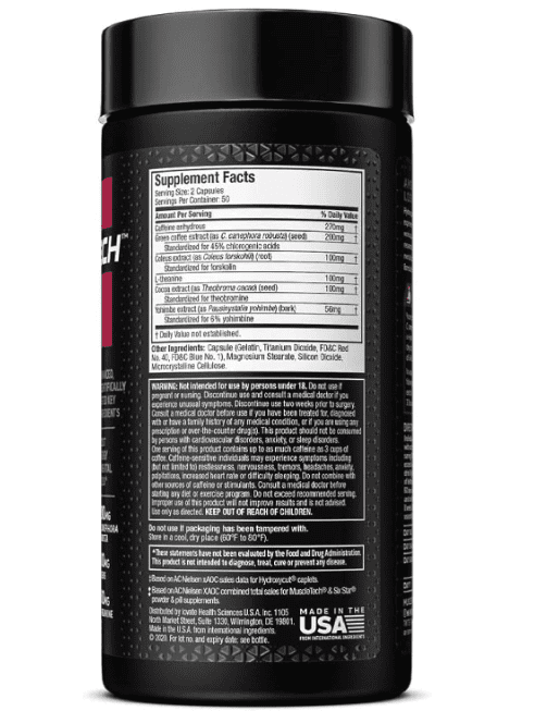Hydroxycut Elite 100 Caps - 2 Pack x 100 Caps