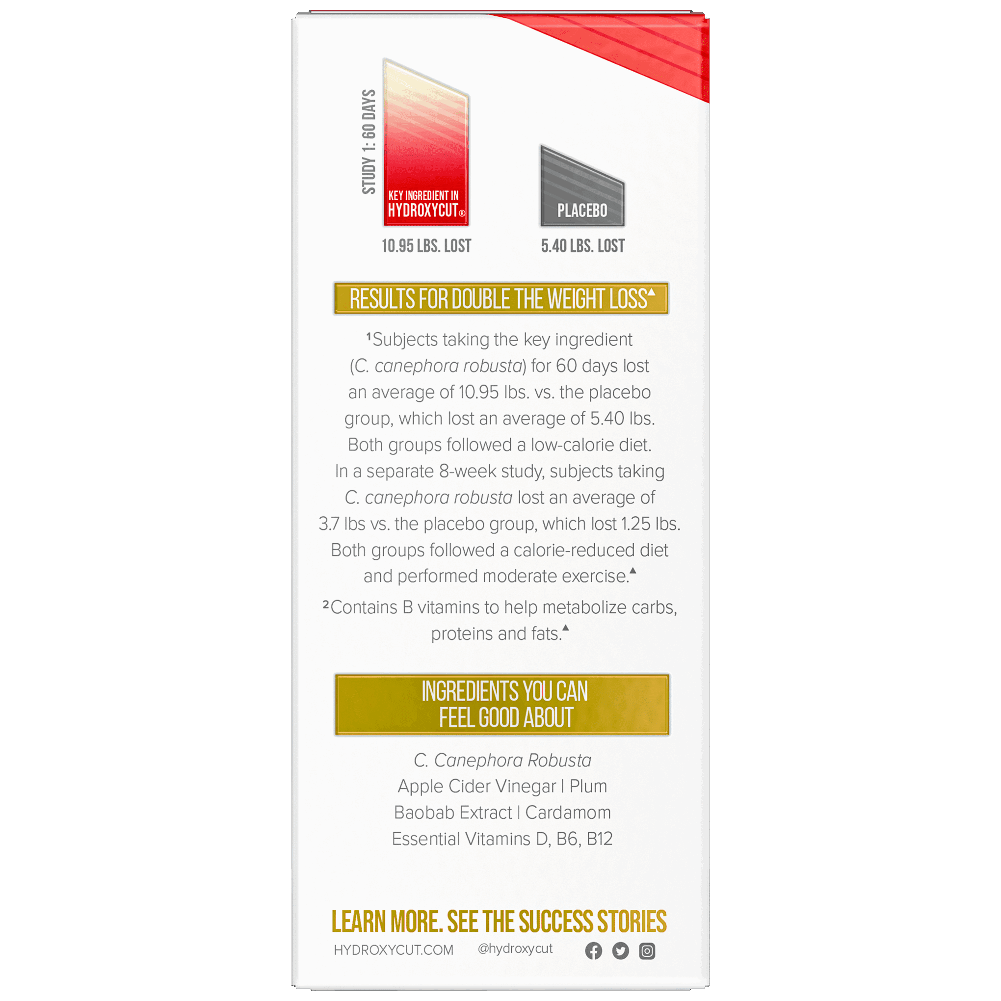 Hydroxycut Pro Clinical Non Stimulant Weight Loss Apple Cider Vinegar Supplement 60 Capsules