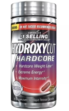 Hydroxycut Hardcore Diet Pills 60 Count Bottle