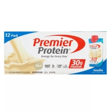 Premier Protein Vanilla Shake 12 Pack 11 oz Size Packets
