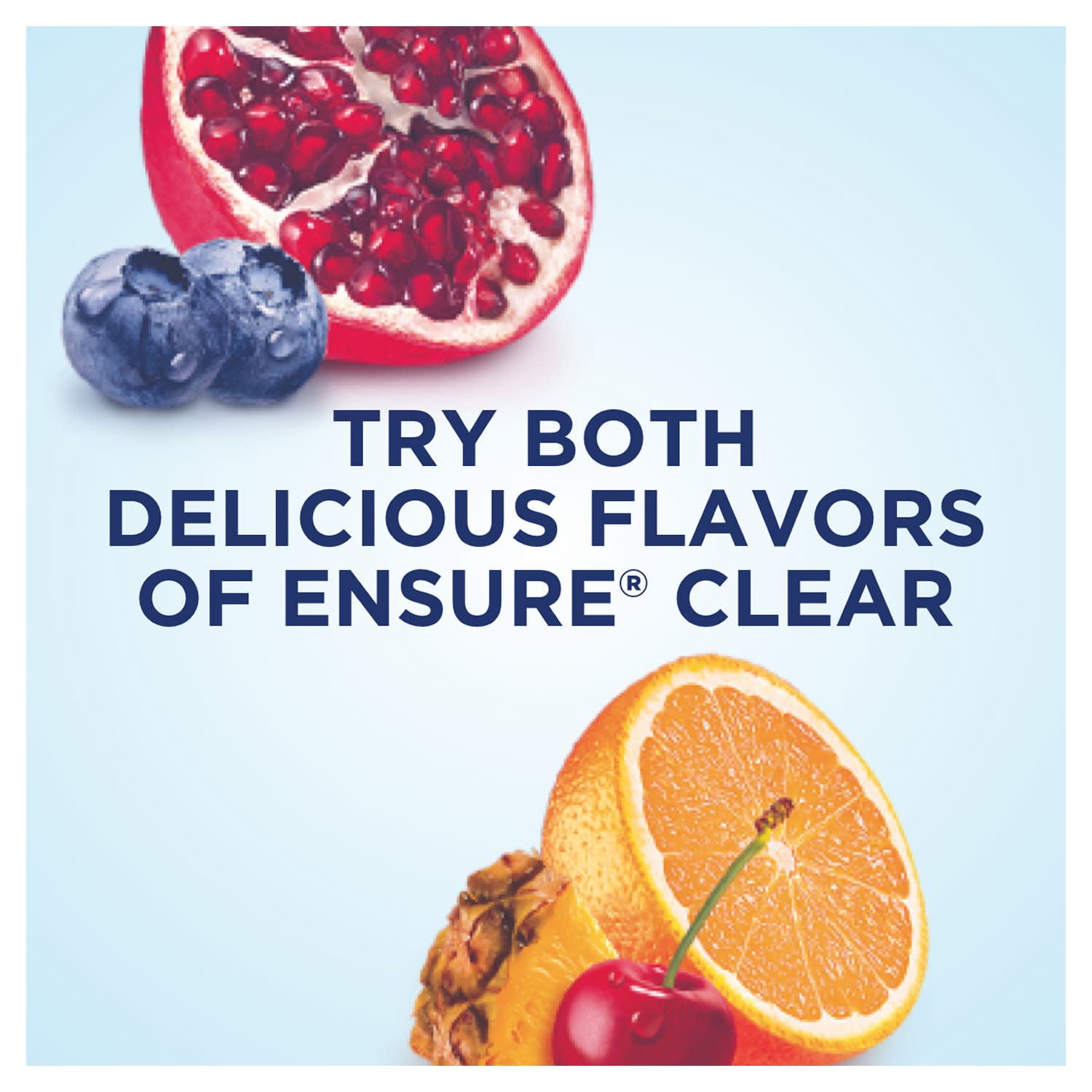 Ensure Clear Blueberry Pomegranate Nutrition Drink 10 fl oz 4 Count