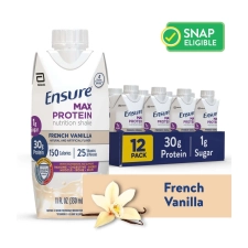 Ensure Max Protein Shake French Vanilla 11 fl oz 12 Count