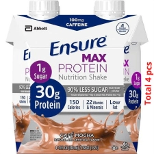 Ensure Max Protein Nutrition Shake Cafe Mocha 11 Fl Oz for Enhanced Energy and Wellness