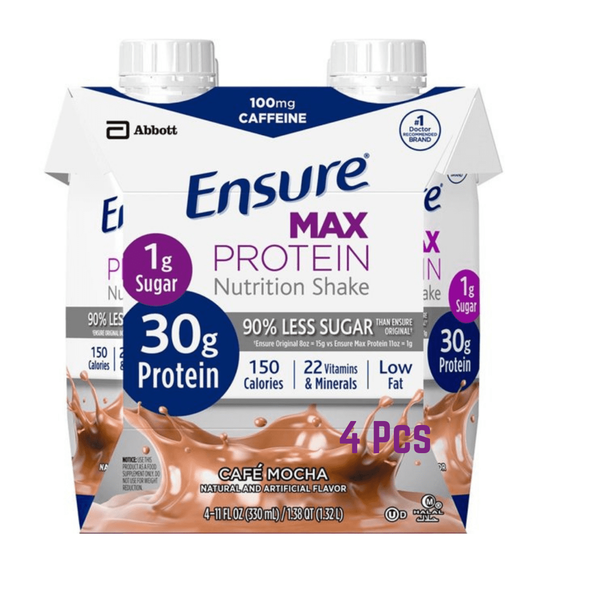 Ensure Max Protein Nutrition Shake Cafe Mocha 11 Fl Oz for Enhanced Energy and Wellness