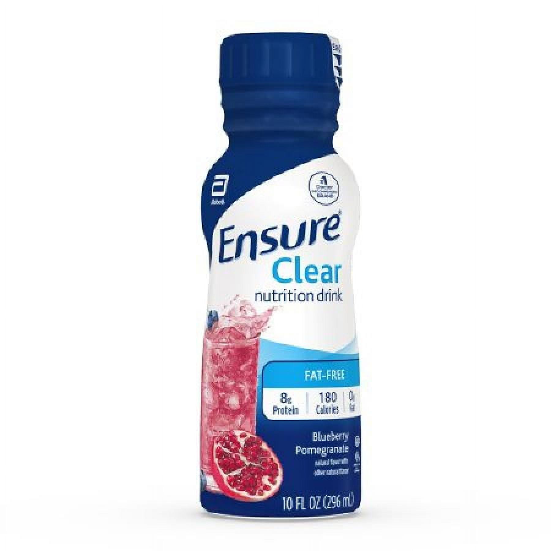 Ensure Clear Nutrition Drink Blueberry Pomegranate 10oz Bottle 4 Pack