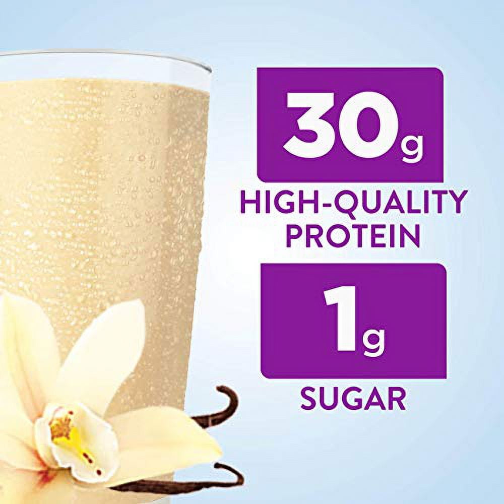 Ensure Max Protein Nutrition Shake 30g Protein 1g Sugar High French Vanilla 11 fl oz Pack 12