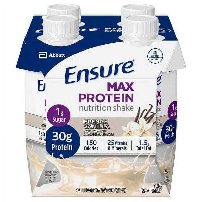 Ensure Max Protein Shake Vanilla 44 Fl Oz