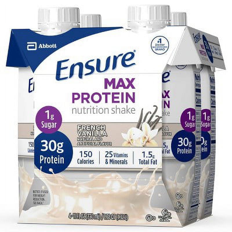 Ensure Max Protein Shake Vanilla 44 Fl Oz