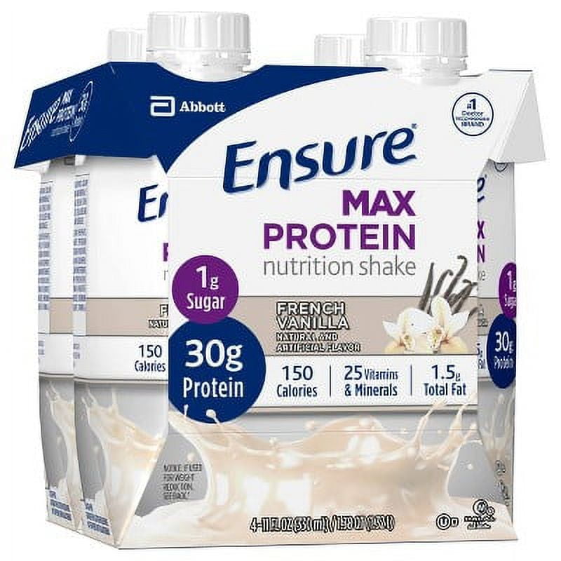 Ensure Max Protein Shake Vanilla 44 Fl Oz