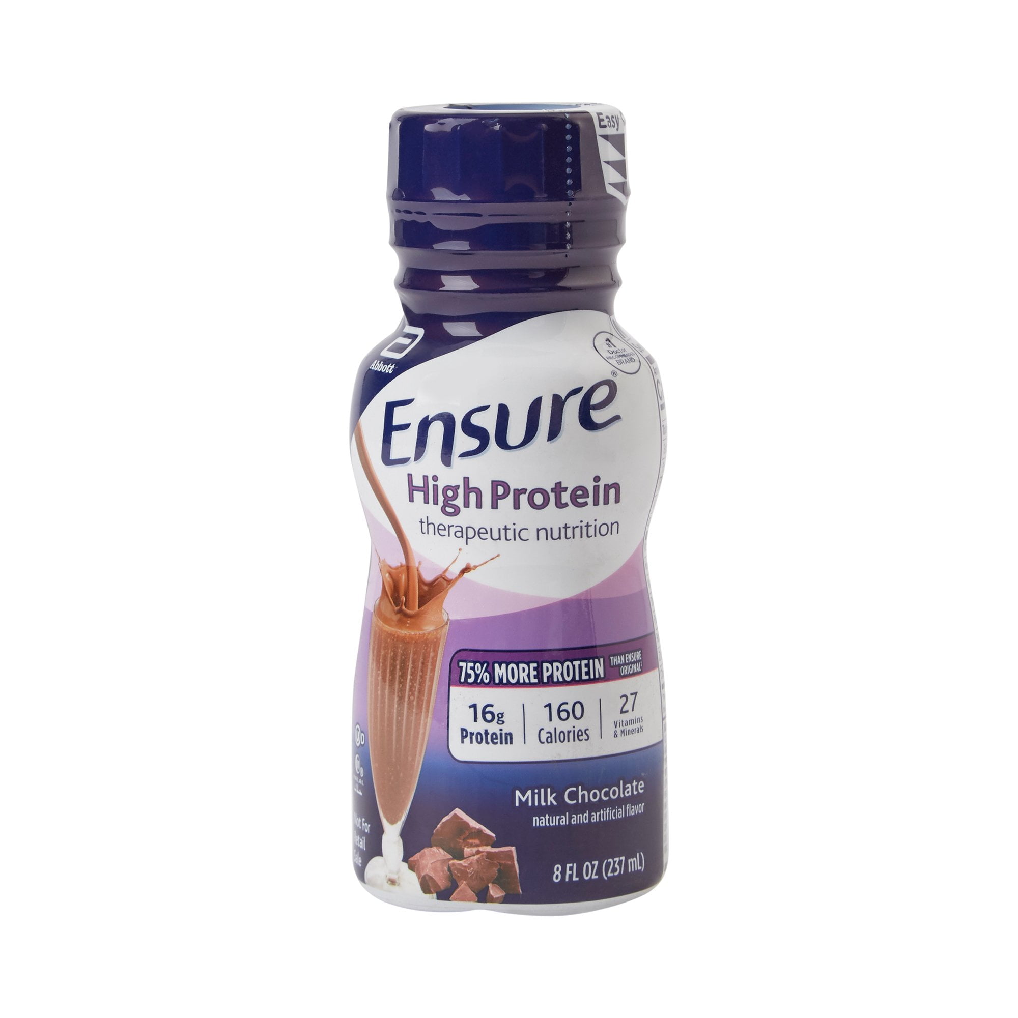 Ensure High Protein Chocolate Oral Supplement 8 oz. Bottle