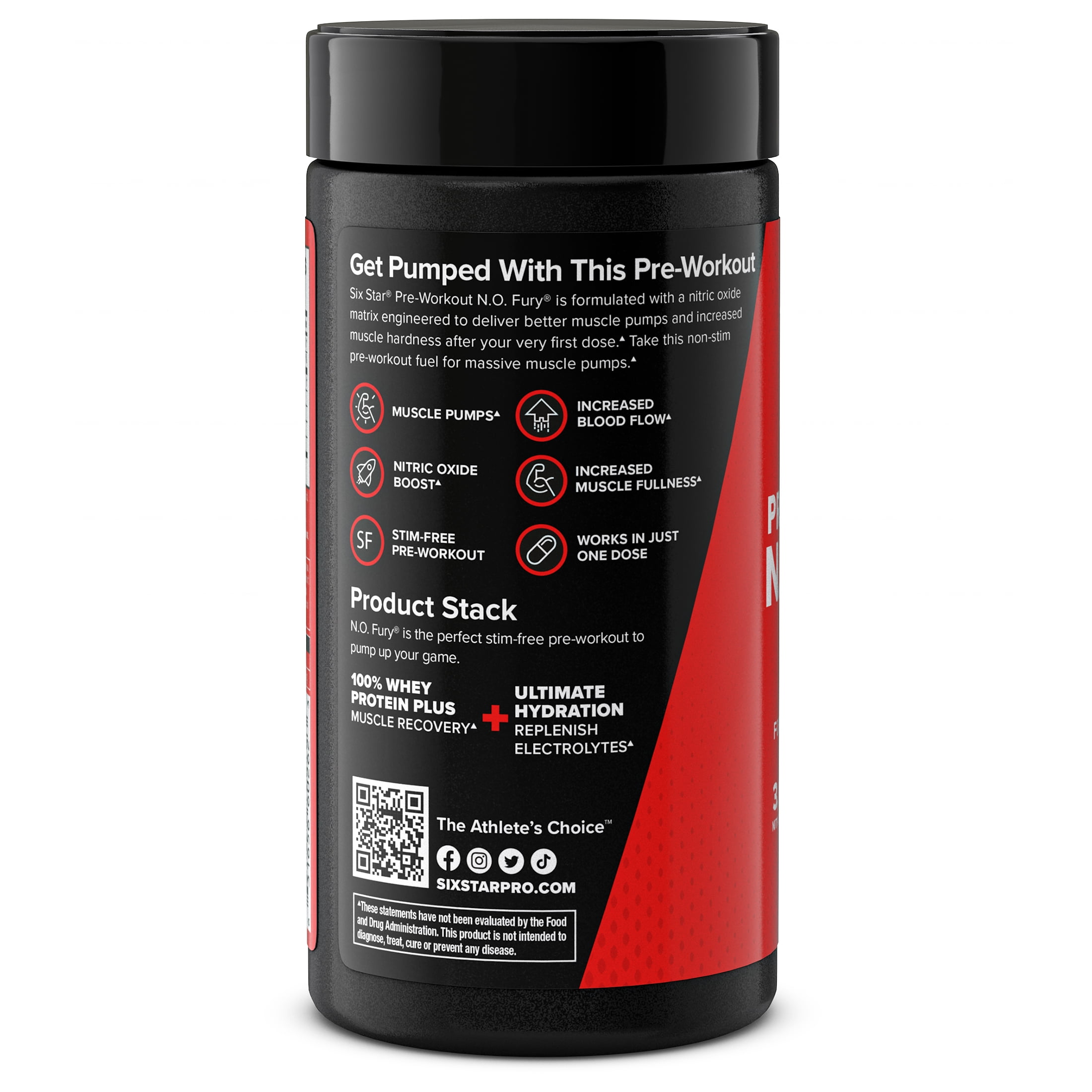 Six Star Pro Nutrition PreWorkout L Arginine Nitric Oxide Amino Acid Supplement 60 Ct Bottle