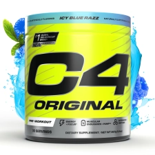 Cellucor C4 Original Pre Workout Powder Icy Blue Razz 30 Servings