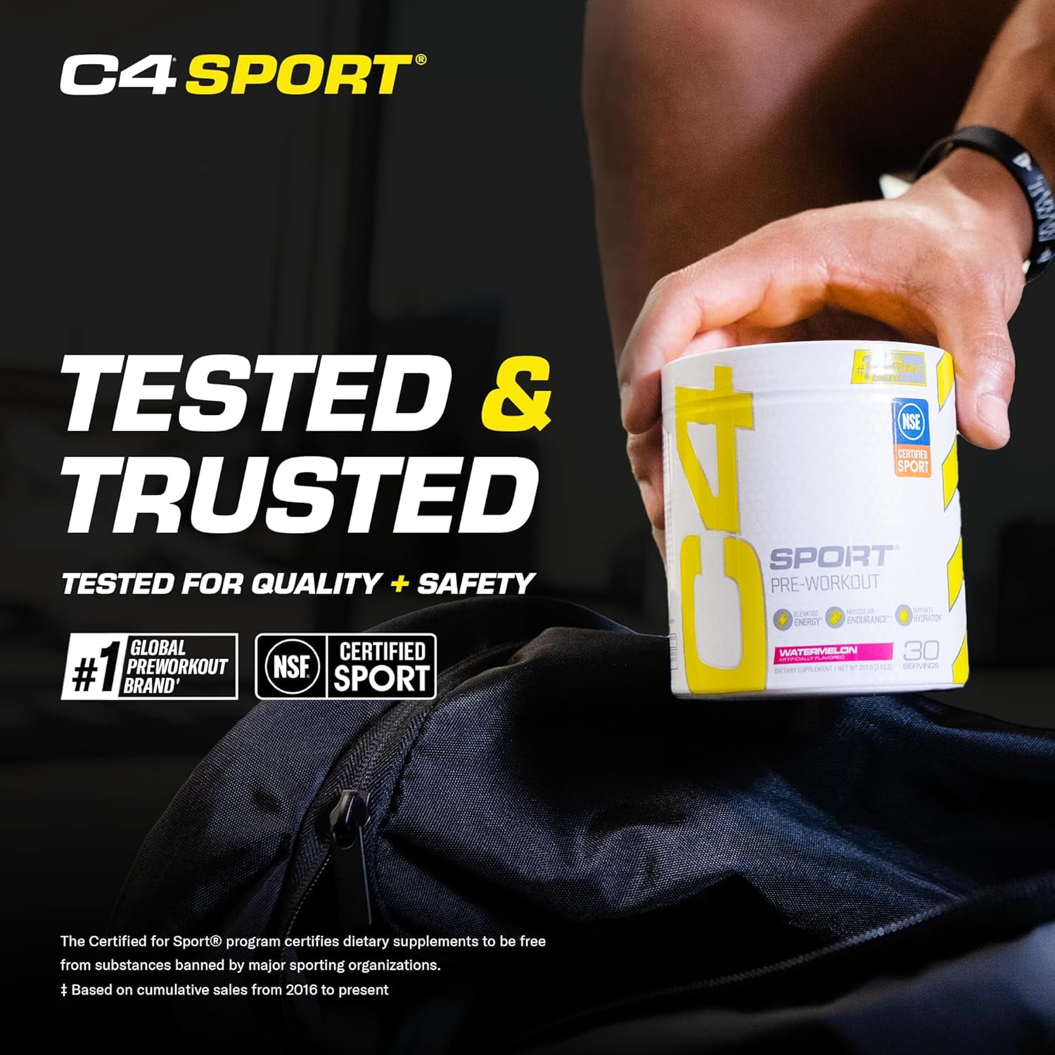 Cellucor C4 Sport Watermelon Pre-Workout Powder 30 Servings for Energy Boost