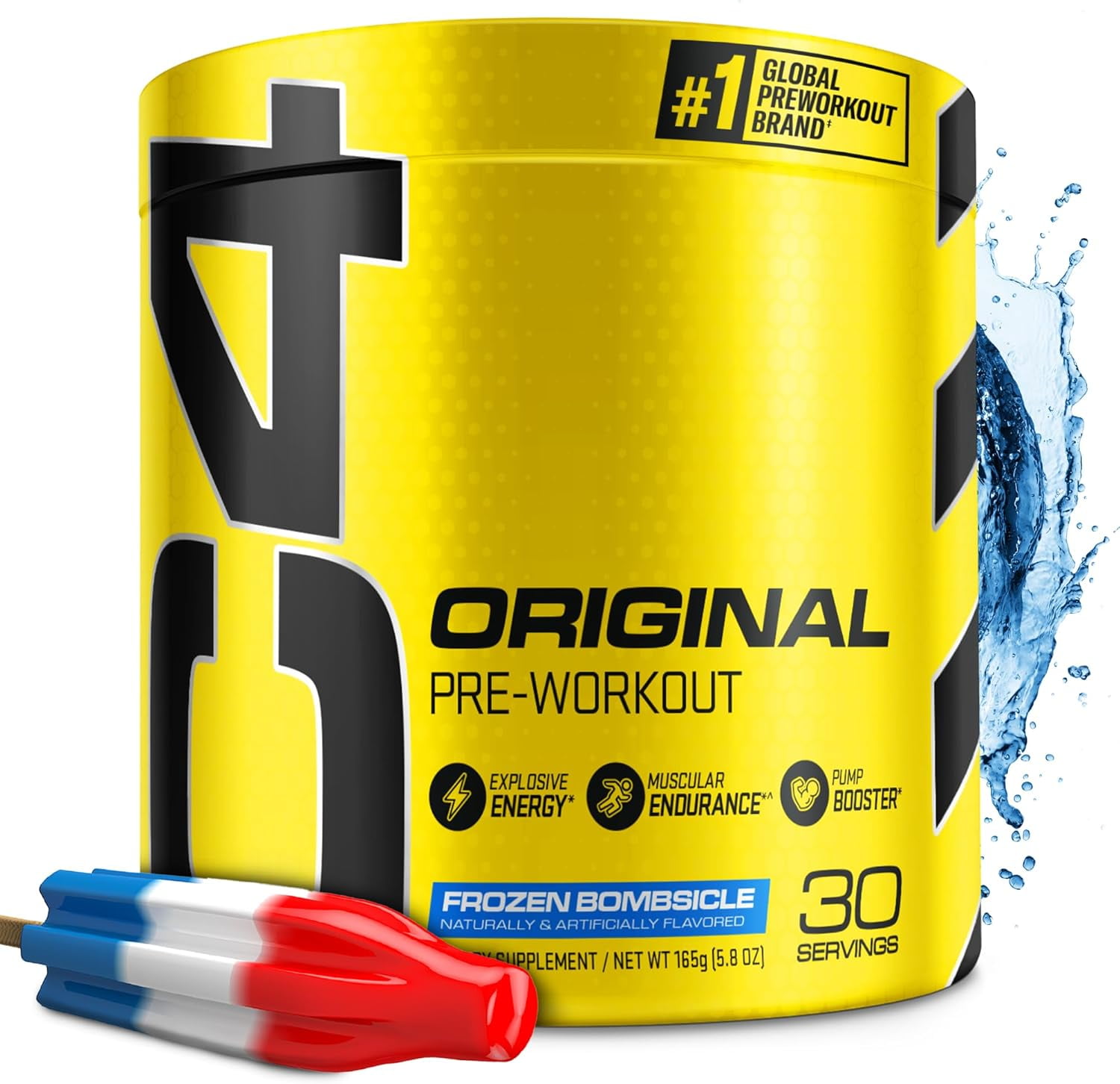 Cellucor C4 Original Preworkout Powder Frozen Bombsicle Energy Endurance Creatine 30 Servings