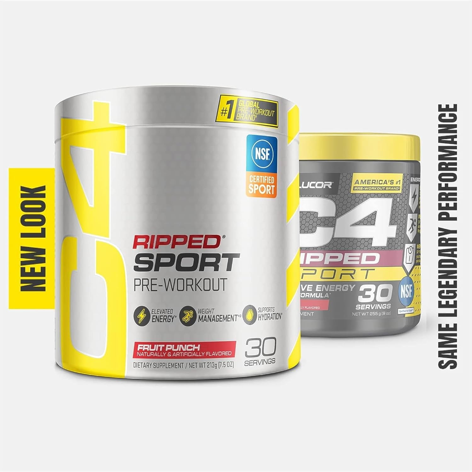 Cellucor C4 Sport Ripped Pre-Workout Fruit Punch 7.5 oz 213 g