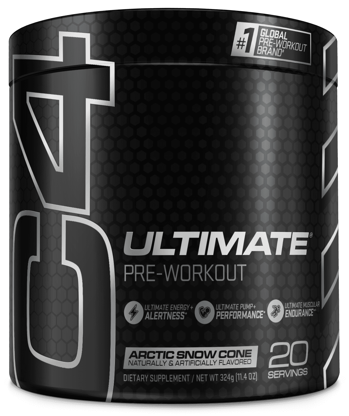 Cellucor C4 Ultimate Pre-Workout Powder Arctic Snow Cone 20 Servings