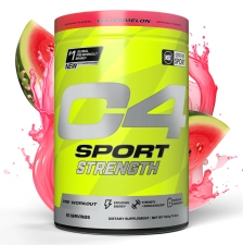 Cellucor C4 Sport Strength Watermelon Pre Workout Powder 60 Servings