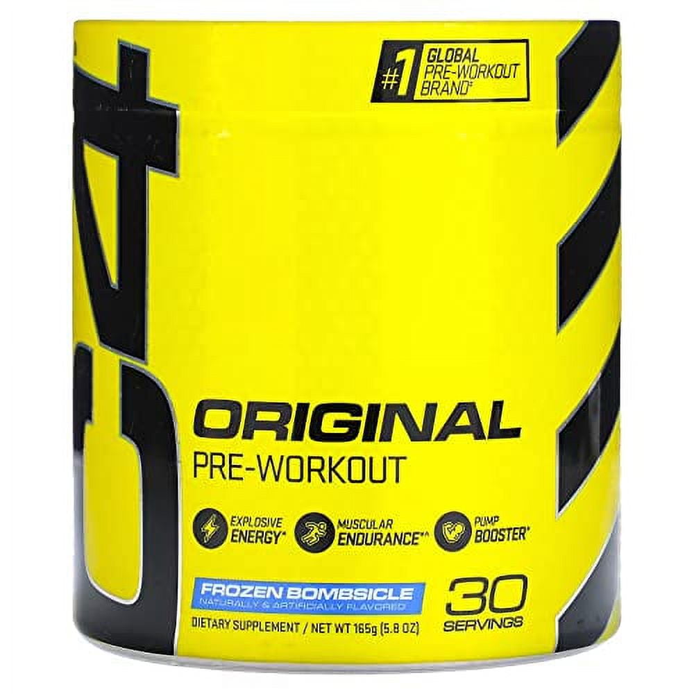 Cellucor C4 Frozen Bombsicle Pre Workout Powder | Sugar Free Energy for Men Women | 150mg Caffeine Beta Alanine Creatine | 30 Servings