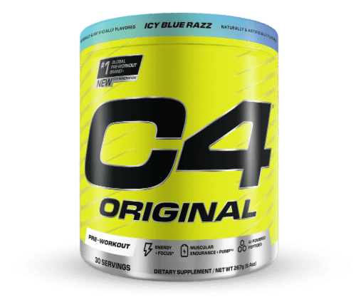 Cellucor C4 Original Icy Blue Razz Pre Workout Powder for Enhanced Performance 2X
